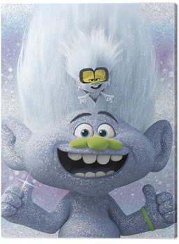 Картината върху платно Trolls World Tour - Guy Diamond and Tiny