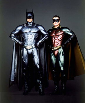 Картината върху платно Val Kilmer  And Chris O'Donnell , Batman Forever 1995