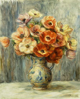 Картината върху платно Vase d'Anemones,