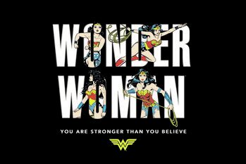 Картината върху платно Wonder Woman - You are strong
