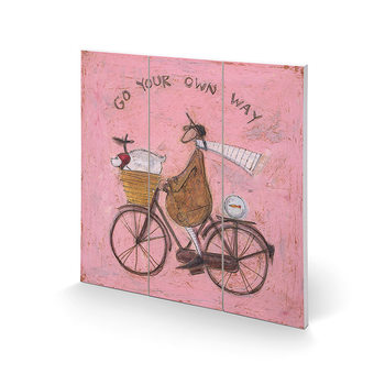 Sam Toft - Go Your Own Way Принт по дереві