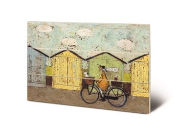 Sam Toft - Off for a Breakfast Принт по дереві