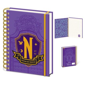 Тетрадки Wednesday - Nevermore Shield