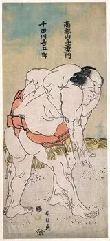 Slika na platnu The Sumo Wrestlers
