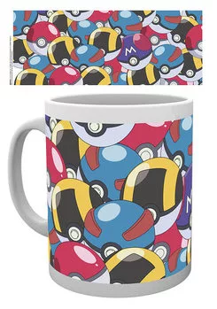 Skodelica Pokemon - Pokeballs