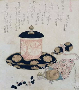 Poster A Pot of Tea and Keys, 1822