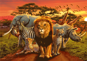 3D Αφίσα African kingdom