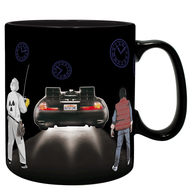 Heat mug Back to the Future - Time Machine