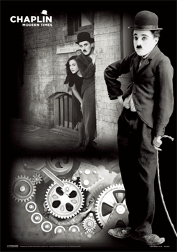 Charlie Chaplin times 3D Poster, 3D Print EuroPosters
