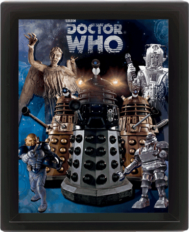 3D Poster DOCTOR WHO - aliens