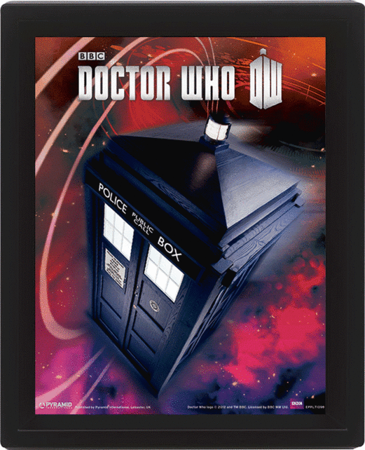 3D Poster DOCTOR WHO - flying