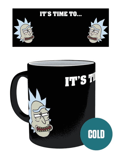 Κούπα αλλαγής θερμότητας Rick and Morty - Get Schwifty