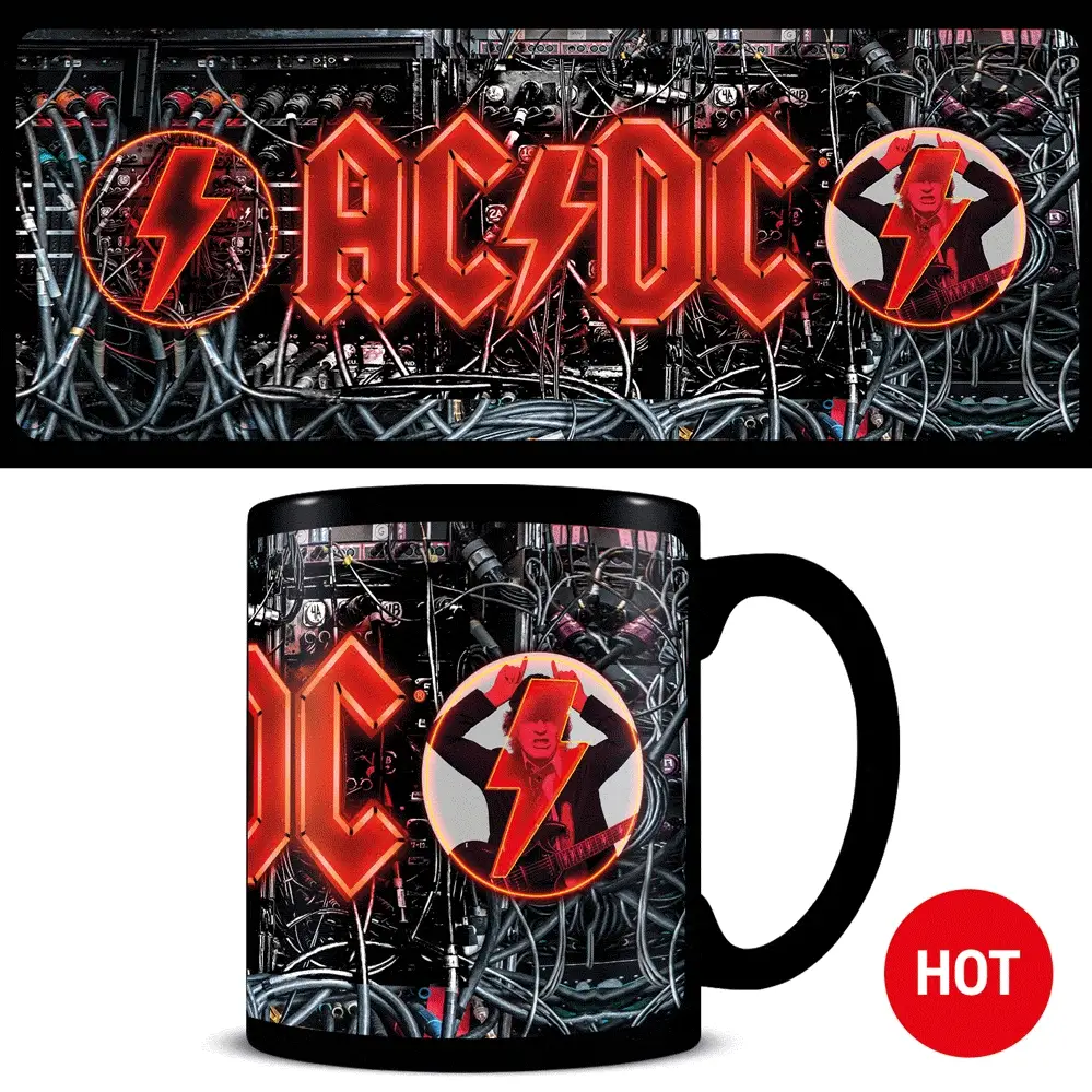 Caneca que muda de cor AC/DC - Power Up