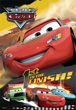 3D Αφίσα CARS FIRST TO FINISH
