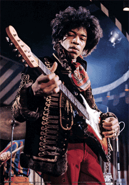 3D Αφίσα JIMI HENDRIX