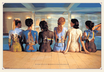 PINK FLOYD - back catalogue 3D - плакат (poster)