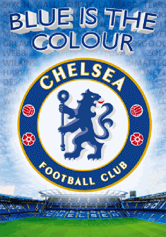 CHELSEA - crest - плакат (poster)