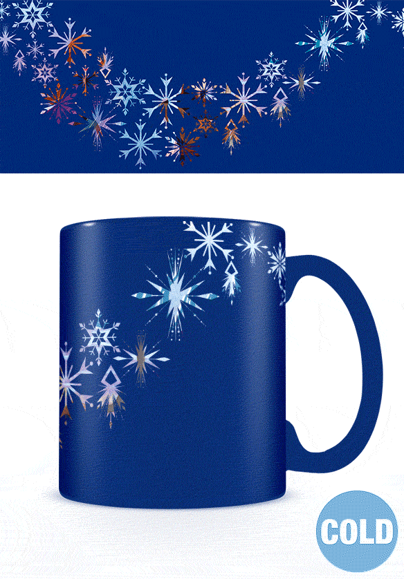 Skodelica za spreminjanje barve Frozen 2 - Snowflakes