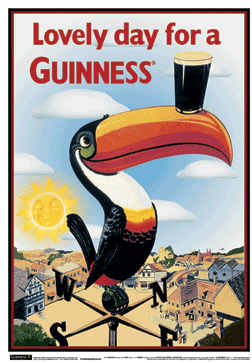 Guinness - toucan 3D Plakat