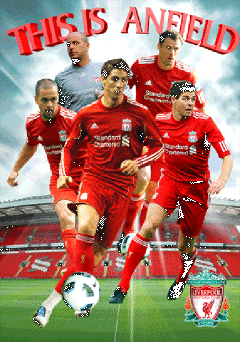 3D Αφίσα Liverpool - players 2010