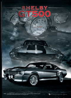 3D Αφίσα Ford Shelby - mustang gt