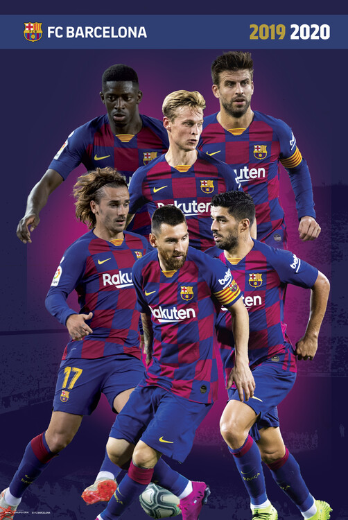 Framed Poster FC Barcelona 2019/2020