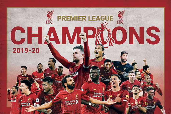 Плакат Liverpool FC - Champions Montage