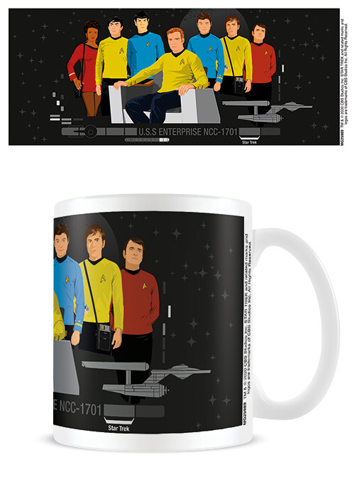 Κούπα Star Trek - Characters Illustration