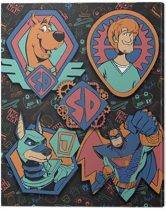 Canvas Print Scoob! - Advanced Tech Neon