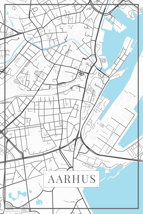 Poster Aarhus white