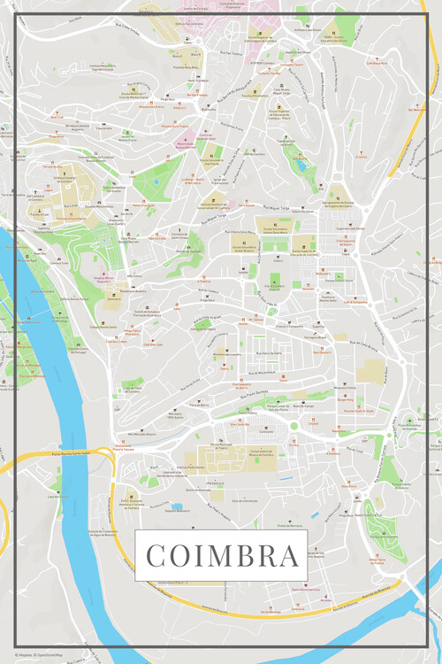 Плакат Coimbra color