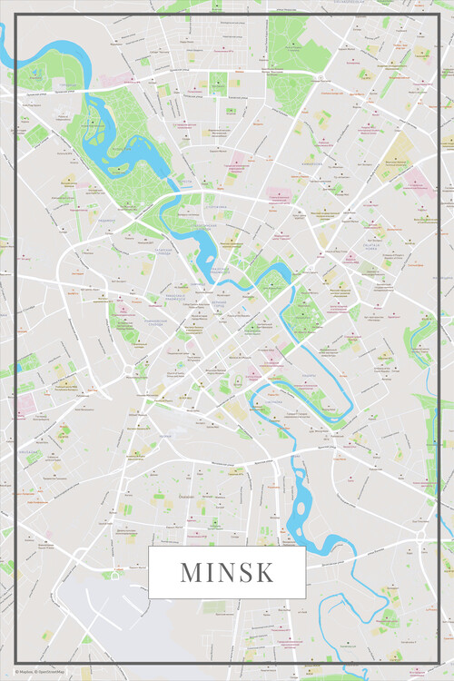 Плакат Minsk color
