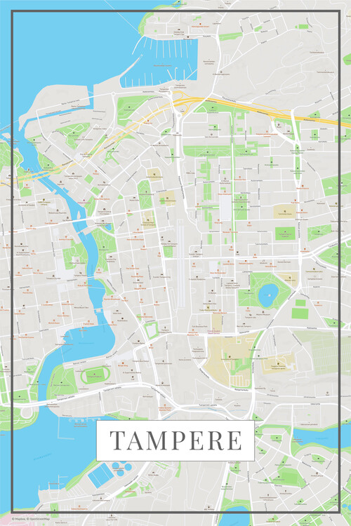 Плакат Tampere color
