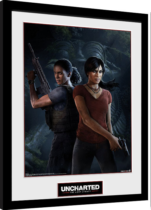 Poster emoldurado Uncharted: The Lost Legacy - Cover