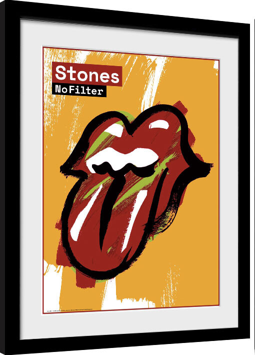 Uokvirjen plakat Rolling Stones - No Filter