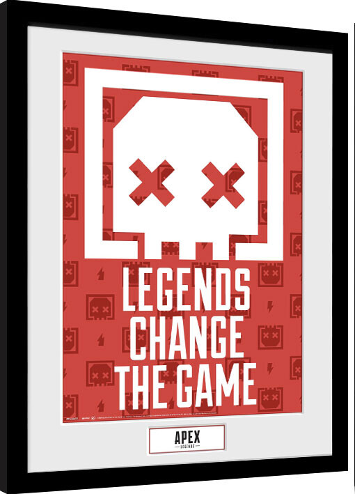 Framed poster Apex Legends - Legends Change The Game
