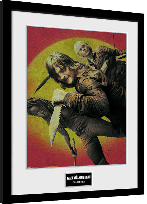 Κορνιζαρισμένη αφίσα The Walking Dead - Season 10
