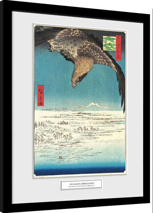 Κορνιζαρισμένη αφίσα Hiroshige - Jumantsubo Plain at Fukagawa Susaki