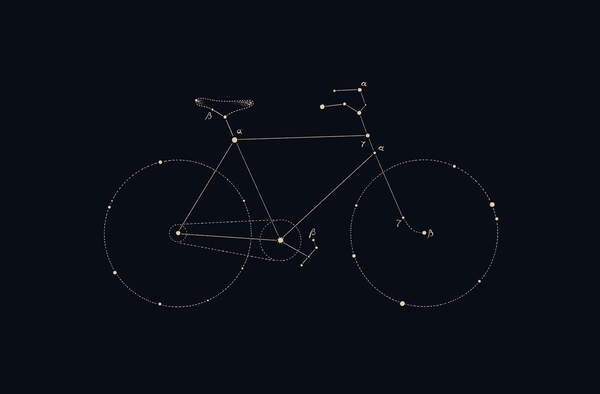 Плакат Bike Constellation