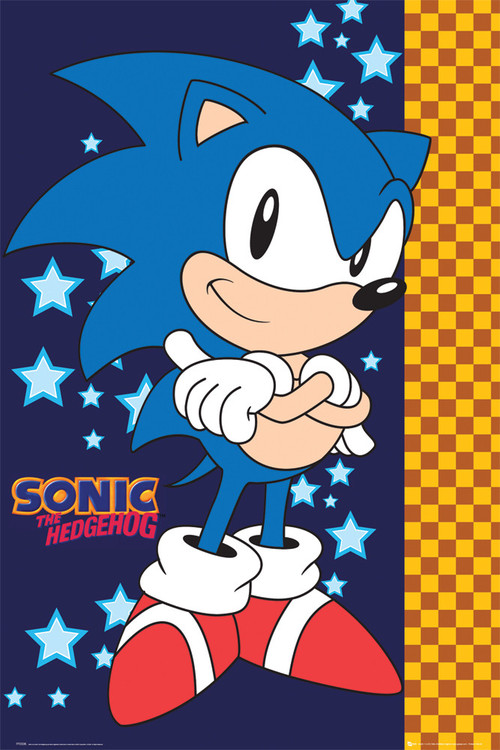 Плакат Sonic - stars