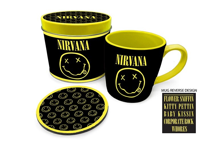 Conjunto de presente Nirvana - Smiley