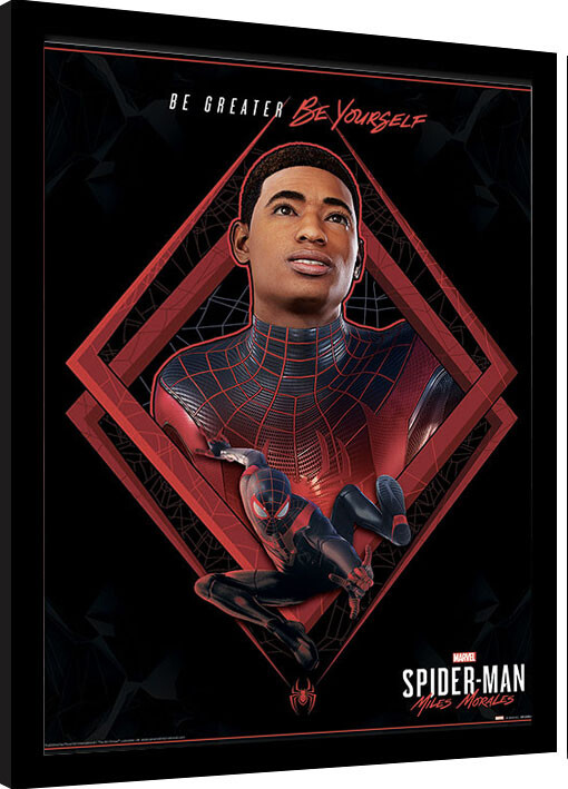 Framed Poster Spider-Man Miles Morales - Be Greater