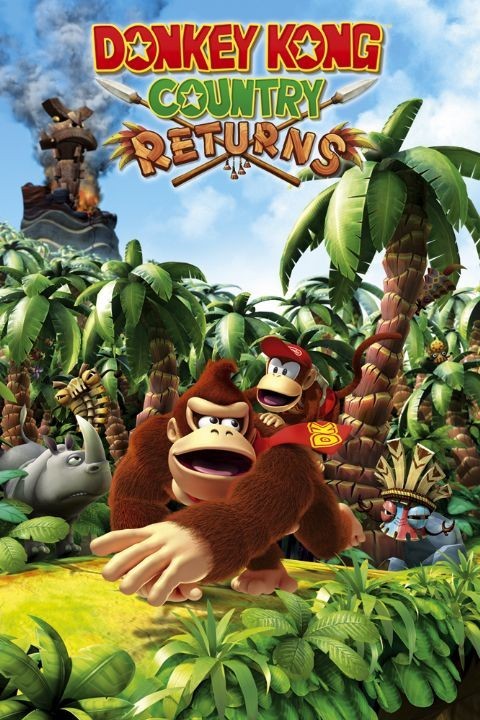 Poster Nintendo donkey kong return Wall Art 3+1 FREE
