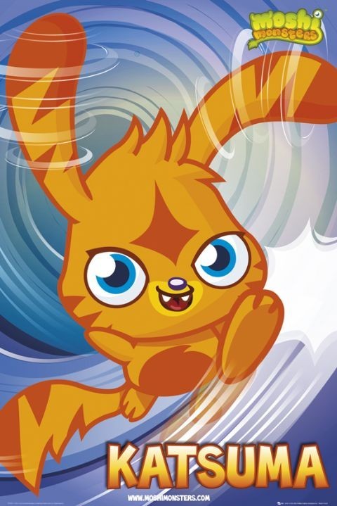 Poster Moshi monsters - katsuma | Wall Art | 3+1 FREE | Europosters