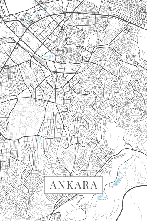 Αφίσα Ankara white