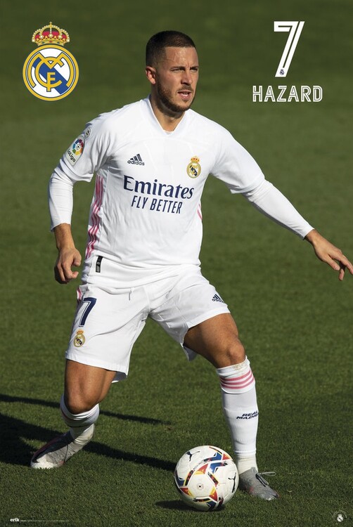 Плакат Real Madrid - Hazard 2020/2021