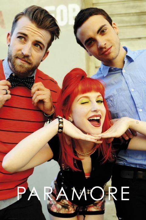 Poster Paramore - trio