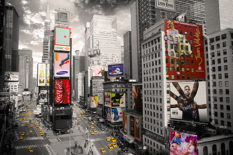 Плакат New York - Times square 2