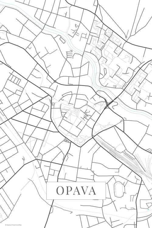 Плакат Opava white