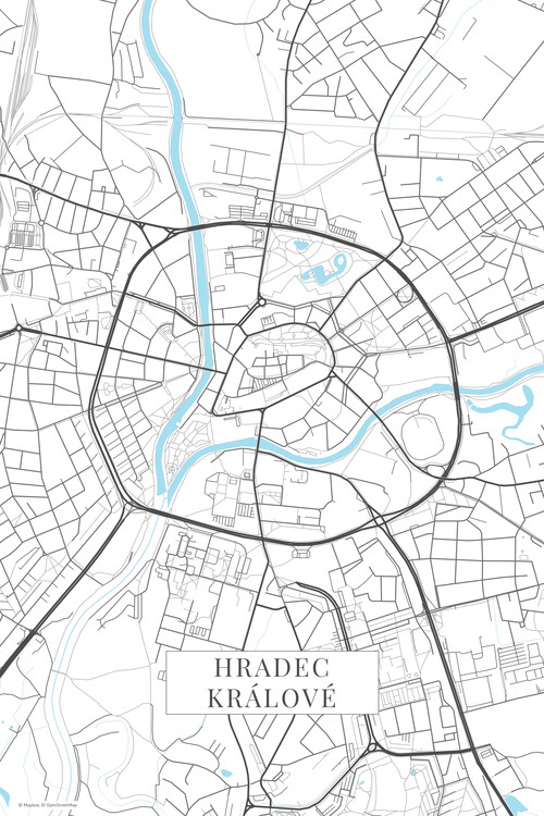 Наклейка Hradec Kralove white